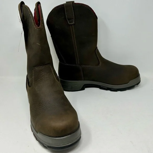 NEW Wolverine Cabor Wellington Waterproof Work Boots Men's Size 10 - Picture 3 of 6